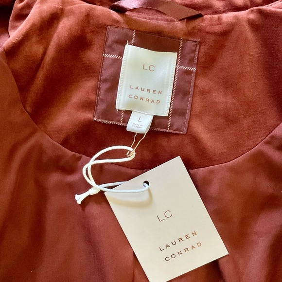 NWT Lauren Conrad Velvet Moto Jacket - Picture 2 of 5